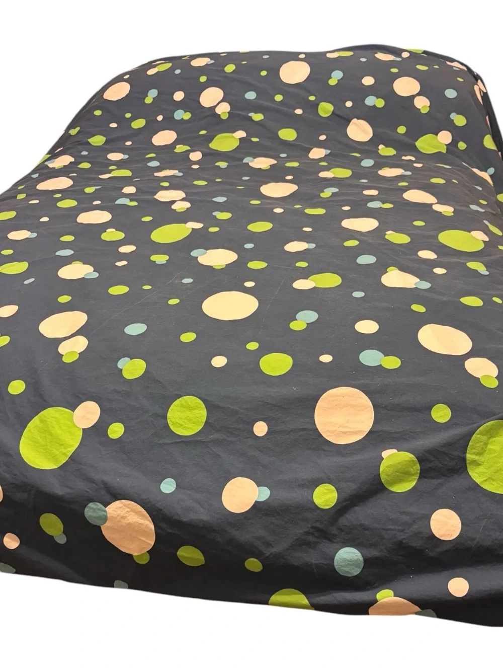 Pottery Barn Teen Bubble Pop Dottie Duvet Comforter 2 Pillow Cases Queen Full